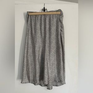 Sienna Sky Satin Midi Skirt